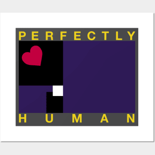 Perfectly Human - Leather Pride Flag Posters and Art